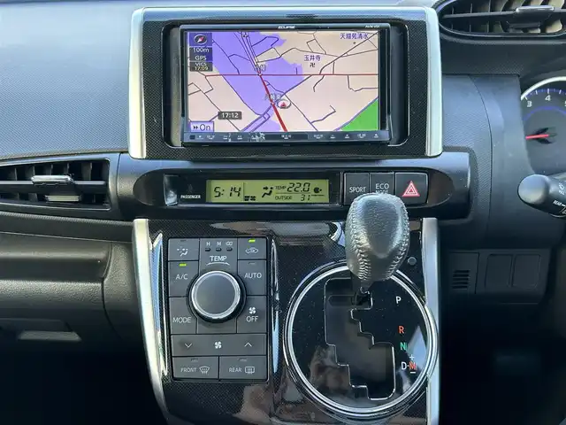 トヨタ ウィッシュ 1．8S 静岡県 2012(平24)年 12.6万km ブラック SDナビ（AM/FM/CD/DVD/TV/AUX/USB）/バックカメラ/ビルトインETC/パドルシフト