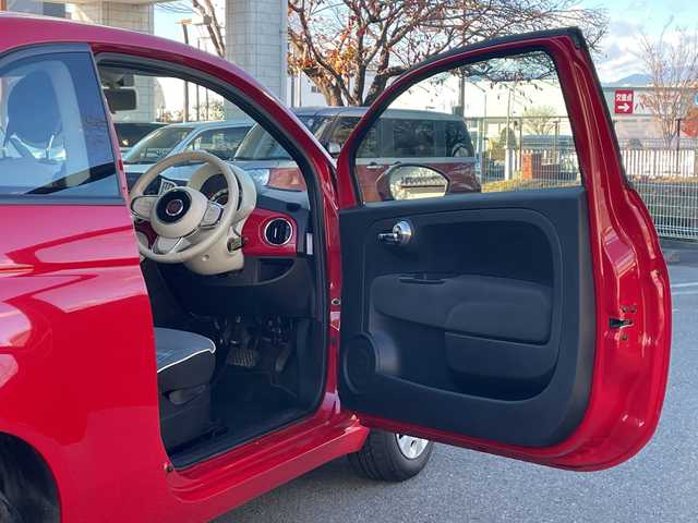 フィアット ５００ 1．2 ポップ 静岡県 2019(令1)年 4.8万km ロッソ・オフィチーナ Uコネクト（Bluetooth、USB）　/Cityモード　/ステアリングスイッチ　/革巻きステアリング　/グレンチェック柄シート/ETC　/リモコンキー　/スペアキー　/保証書　/取説