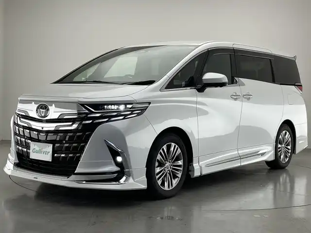 トヨタ アルファード Z 愛知県 2024(令6)年 1.8万km プラチナホワイトパールマイカ 純正１４型ナビ　独立ムーンルーフ　モデリスタエアロ　モデリスタマフラー　ユニバーサルステップ　デジタルインナーミラー　黒革　シートヒーター　前後ドラレコ　セーフティセンス　衝突軽減　追従クルコン　ＢＳＭ　ワイヤレス充電　ナノイーXエアコン　パワーバックドア　両側パワースライドドア　LEDオートライト　フォグランプ　コーナーセンサー　オットマン　ETC２．０　ステアリングヒーター　シートベンチレーション　コーナーセンサー　保証書　取説　ワンオーナー