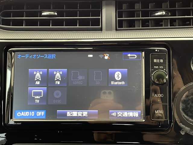 トヨタ アクア クロスオーバー 栃木県 2017(平29)年 4.3万km オレンジパールクリスタルシャイン 禁煙車/純正メモリナビ（NSZN-W64T）/(CD/DVD/フルセグテレビ/Bluetooth)/バックカメラ/ETC/ハーフレザーシート/スマートキー×2/オートライト/LEDヘッドライト/フロントフォグライト/純正フロアマット