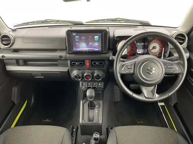 スズキ ジムニー シエラ JC 新潟県 2020(令2)年 3.9万km キネティックイエロー ４WD/スズキセーフティサポート/ワンオーナー/純正SDナビ　/　　CD/DVD/AM/FM/BT/フルセグ/バックモニター/クルーズコントロール/LEDオートライト/前席シートヒーター/アルミホイール付サマータイヤ車載(4ミリ)/ステアリングスイッチ　/ミラーヒーター/ドライブレコーダー/純正フロアマット/ドアバイザー/スペアキー/スマートキー/ETC