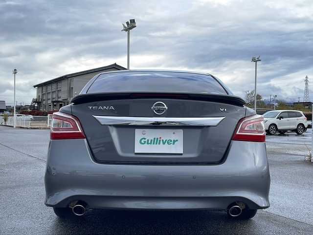 日産 ティアナ XL 富山県 2016(平28)年 6万km ダークメタルグレー 純正SDナビ/フルセグ/バックカメラ/ETC/コーナーセンサー/衝突軽減ブレーキ/革巻きステアリング/パワーシート/スペアキー/LEDヘッドライト