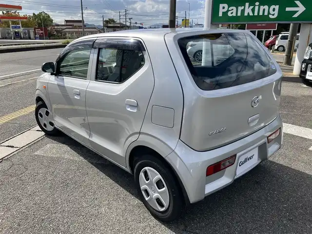 マツダ キャロル GL 広島県 2016(平28)年 0.7万km シルキーシルバーメタリック レーダーブレーキ/アイドリングストップ/シートヒーター（運転席）/マニュアルエアコン/キーレスキー/純正CDオーディオ/新車保証書/取扱説明書