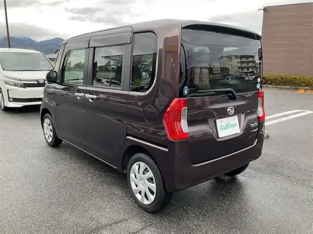 ダイハツ タント X SAⅡ 滋賀県 2015(平27)年 4.1万km プラムブラウンクリスタルマイカ 車検令和8年8月まで/片側パワースライドドア/純正ナビゲーション（NMCK-W65D）/・ワンセグTV/・CD/・USB/バックカメラ/ステアリングリモコン/・オーディオ操作/スペアキー/取扱説明書/保証書