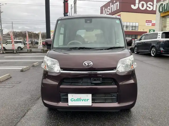 ダイハツ タント X SAⅡ 滋賀県 2015(平27)年 4.1万km プラムブラウンクリスタルマイカ 車検令和8年8月まで/片側パワースライドドア/純正ナビゲーション（NMCK-W65D）/・ワンセグTV/・CD/・USB/バックカメラ/ステアリングリモコン/・オーディオ操作/スペアキー/取扱説明書/保証書