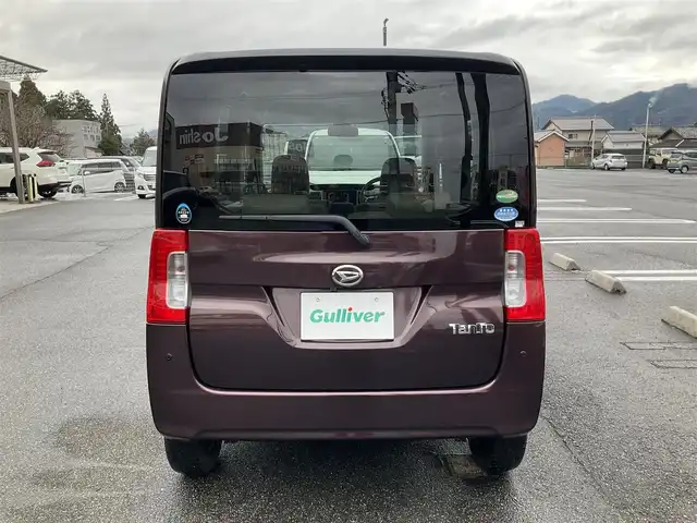 ダイハツ タント X SAⅡ 滋賀県 2015(平27)年 4.1万km プラムブラウンクリスタルマイカ 車検令和8年8月まで/片側パワースライドドア/純正ナビゲーション（NMCK-W65D）/・ワンセグTV/・CD/・USB/バックカメラ/ステアリングリモコン/・オーディオ操作/スペアキー/取扱説明書/保証書