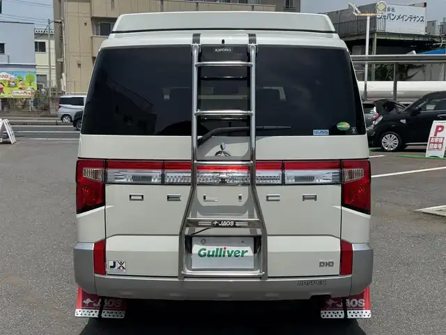 三菱 デリカＤ：５ P 千葉県 2020(令2)年 1.1万km ウォームホワイトP/スターリングシルバーM ケイワークスクルーズ/ポップアップルーフ/座席回転ユニット/車両ヒーティングシステム/JAOSグリル／Fガード／リアラダー/マットガード/POWERTITE/外部電源システム/バッテリーモニター/純正10.1型ナビ/フルセグTV/Bluetooth/全方位カメラ/フロント/サイドカメラ/両側電動スライドドア/前後ドライブレコーダー/社外レーダー/LEDライト/ETC/保証書・各種取説・適合証明書等有り