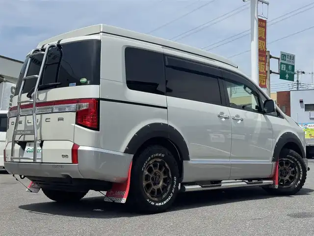 三菱 デリカＤ：５ P 千葉県 2020(令2)年 1.1万km ウォームホワイトP/スターリングシルバーM ケイワークスクルーズ/ポップアップルーフ/座席回転ユニット/車両ヒーティングシステム/JAOSグリル／Fガード／リアラダー/マットガード/POWERTITE/外部電源システム/バッテリーモニター/純正10.1型ナビ/フルセグTV/Bluetooth/全方位カメラ/フロント/サイドカメラ/両側電動スライドドア/前後ドライブレコーダー/社外レーダー/LEDライト/ETC/保証書・各種取説・適合証明書等有り