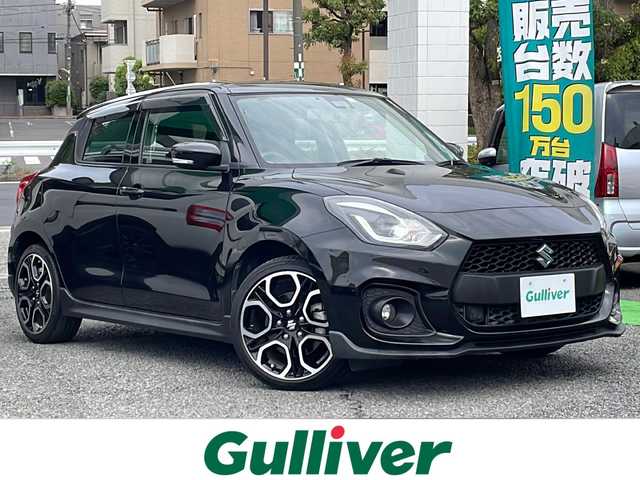 スズキ スイフト スポーツ セーフティPKG 東京都 2018(平30)年 5.8万km スーパーブラックパール 新車時保証書/取扱説明書/ブレーキサポート/アダプティブクルーズコントロール/社外ナビ/フルセグTV【CN-F1XD】/SD/CD/DVD/Blu-ray/SDREC/BT/バックカメラ　ETC/ドライブレコーダー【前後】/運転席シートヒーター/LEDヘッドライト/オートライト/LEDフォグライト/スマートキー/パドルシフト付革巻きハンドル/純正17インチアルミ