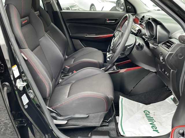 スズキ スイフト スポーツ セーフティPKG 東京都 2018(平30)年 5.8万km スーパーブラックパール 新車時保証書/取扱説明書/ブレーキサポート/アダプティブクルーズコントロール/社外ナビ/フルセグTV【CN-F1XD】/SD/CD/DVD/Blu-ray/SDREC/BT/バックカメラ　ETC/ドライブレコーダー【前後】/運転席シートヒーター/LEDヘッドライト/オートライト/LEDフォグライト/スマートキー/パドルシフト付革巻きハンドル/純正17インチアルミ