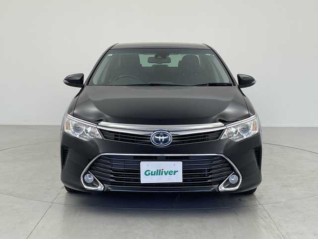 トヨタ カムリ ハイブリット Gパッケージ 愛知県 2015(平27)年 7.2万km アティチュードブラックマイカ 純正ナビ/・Bluetooth/・CD/DVD/・フルセグテレビ/・SD音楽録音/バックカメラ/衝突軽減ブレーキ/レーンキープアシスト/ブラインドスポットモニター/オートライト/パワーシート/レーダークルーズコントロール/ビルトインETC/ハロゲンヘッドライト