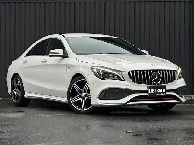 メルセデス・ベンツ ＣＬＡ２５０ シュポルト 4MATIC 福島県 2016(平28)年 6.3万km カルサイトホワイト レーダーセーフティパッケージ/パナメリカーナグリル/純正ナビ/バックカメラ/AppleCarPlay/フルセグTV/キーレスゴー/黒ハーフレザーシート/パワーシート/シートヒーター/ETC/ダイナミックセレクト/コーナーセンサー/アイドリングストップ/パドルシフト/純正18インチAW/取扱説明書/保証書/スペアキー