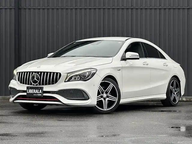 メルセデス・ベンツ ＣＬＡ２５０ シュポルト 4MATIC 福島県 2016(平28)年 6.3万km カルサイトホワイト レーダーセーフティパッケージ/パナメリカーナグリル/純正ナビ/バックカメラ/AppleCarPlay/フルセグTV/キーレスゴー/黒ハーフレザーシート/パワーシート/シートヒーター/ETC/ダイナミックセレクト/コーナーセンサー/アイドリングストップ/パドルシフト/純正18インチAW/取扱説明書/保証書/スペアキー