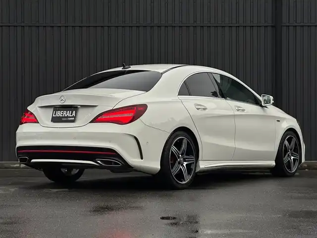 メルセデス・ベンツ ＣＬＡ２５０ シュポルト 4MATIC 福島県 2016(平28)年 6.3万km カルサイトホワイト レーダーセーフティパッケージ/パナメリカーナグリル/純正ナビ/バックカメラ/AppleCarPlay/フルセグTV/キーレスゴー/黒ハーフレザーシート/パワーシート/シートヒーター/ETC/ダイナミックセレクト/コーナーセンサー/アイドリングストップ/パドルシフト/純正18インチAW/取扱説明書/保証書/スペアキー