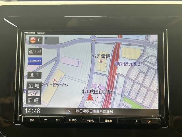 スズキ ソリオ バンディット HV MV 秋田県 2024(令6)年 0.1万km未満 ピュアホワイトP 4WD/スズキセーフティサポート/両側パワースライドドア/社外SDナビ/フルセグTV/Bluetooth/CD/DVD/ヘッドアップディスプレイ/レーダークルーズコントロール/レーンキープアシスト/横滑り防止装置/前席シートヒーター/ＬＥＤヘッドライト/ＬＥＤフォグランプ/オートライト/オートハイビーム/後席サンシェード/スリムサーキュレーター/純正アルミホイール/スマートキー/スペアキー