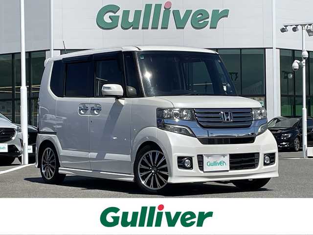 ホンダ Ｎ ＢＯＸ ＋ カスタム G Aパッケージ 佐賀県 2014(平26)年 12.9万km プレミアムホワイトパール 社外メモリーナビゲーション/・フルセグTV/CD/DVD/SD/Bluetooth/パイオニア製フロントツイーター/シティブレーキアクティブシステム/横滑り防止装置/片側パワースライドドア/ISOFIX対応/ステアリングリモコン/純正15インチアルミホイール/純正キセノンヘッドライト/純正フォグランプ/純正フロアマット/純正ドアバイザ―/取扱説明書