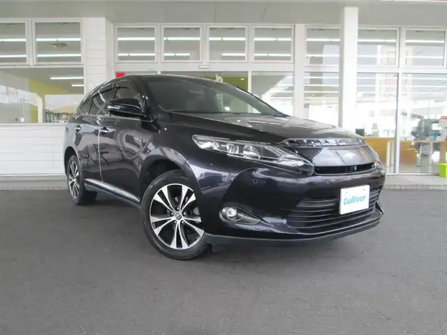 トヨタ ハリアー プレミアム アドバンスド スタイルモーヴ 千葉県 2015(平27)年 12.4万km スパークリングブラックパールクリスタルシャイン 純正メーカーナビ、フルセグTV/パノラミックビューモニター/純正オーディオ【DVD/CD/BT/SD/USB/LEDヘッドライト&LEDフォグ/JBLサウンドシステム/プリクラッシュセーフティ/レーダークルーズコントロール/レーンキープアシスト/クリアランスソナー/ウッドコンビステアリング/ナビ連動ステアリングスイッチ/パワーバックドア/ハーフレザーシート/運転席シートメモリ/前席シートヒーター&パワーシート/ETC/取扱説明書/ナビ取扱説明書/新車時保証書