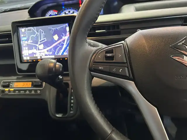 スズキ ワゴンＲ HYBRID FZ リミテッド 長崎県 2019(平31)年 3.9万km フェニックスレッドパール ・社外SDナビ（AM/FM/TV/CD/DVD/SD）/・ブルートゥース/・ハンドルスイッチ/・アイドリングストップ/・横滑り防止装置/・衝突軽減システム/・ヒートシーター（前席）/・ドライブレコーダー（前方）/・全方位カメラ/・オートライト/・ABS/・取扱説明書/・保証書/・スペアキー1本