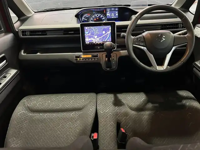 スズキ ワゴンＲ HYBRID FZ リミテッド 長崎県 2019(平31)年 3.9万km フェニックスレッドパール ・社外SDナビ（AM/FM/TV/CD/DVD/SD）/・ブルートゥース/・ハンドルスイッチ/・アイドリングストップ/・横滑り防止装置/・衝突軽減システム/・ヒートシーター（前席）/・ドライブレコーダー（前方）/・全方位カメラ/・オートライト/・ABS/・取扱説明書/・保証書/・スペアキー1本