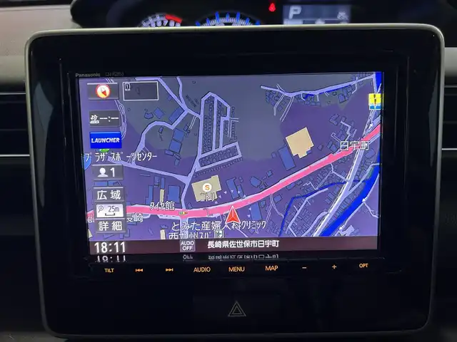 スズキ ワゴンＲ HYBRID FZ リミテッド 長崎県 2019(平31)年 3.9万km フェニックスレッドパール ・社外SDナビ（AM/FM/TV/CD/DVD/SD）/・ブルートゥース/・ハンドルスイッチ/・アイドリングストップ/・横滑り防止装置/・衝突軽減システム/・ヒートシーター（前席）/・ドライブレコーダー（前方）/・全方位カメラ/・オートライト/・ABS/・取扱説明書/・保証書/・スペアキー1本