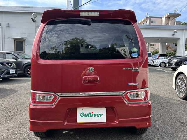 スズキ ワゴンＲ HYBRID FZ リミテッド 長崎県 2019(平31)年 3.9万km フェニックスレッドパール ・社外SDナビ（AM/FM/TV/CD/DVD/SD）/・ブルートゥース/・ハンドルスイッチ/・アイドリングストップ/・横滑り防止装置/・衝突軽減システム/・ヒートシーター（前席）/・ドライブレコーダー（前方）/・全方位カメラ/・バックカメラ/・オートライト/・ABS/・取扱説明書/・保証書/・スペアキー1本