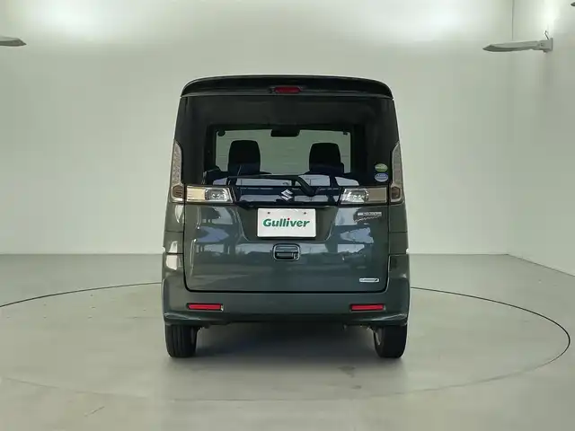 スズキ スペーシア カスタム XS 福井県 2013(平25)年 8万km クールカーキPM スマートキー/メモリナビ/ワンセグTV/バックカメラ/衝突軽減ブレーキ/オートライト/片側パワースライドドア