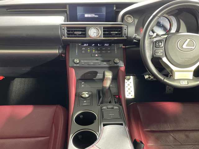 レクサス ＲＣ 350 Fスポーツ 神奈川県 2014(平26)年 6.7万km ブラック レクサスセーフティシステム/純正ナビ/・BT/フルセグTV/CD/DVD/SD/BD/USB/AUX/バックカメラ/赤革シート/パワーシート(D/N)/シートヒーター(D/N)/ベンチレーション(D/N)/メモリシート(D)/ECO/SPORT/SPORT+モード/SNOWモード/ドライブレコーダ/ビルトインETC/ブラインドスポットモニター/自動防眩ミラー/革巻きステアリング/ステアリングスイッチ/パドルシフト/Autoライト/コーナーセンサー/LEDヘッドライト/フォグランプ/スマートキー/プッシュスタートボタン/電動格納ミラー/ウィンカーミラー/純正フロアマット/純正19インチアルミホイール