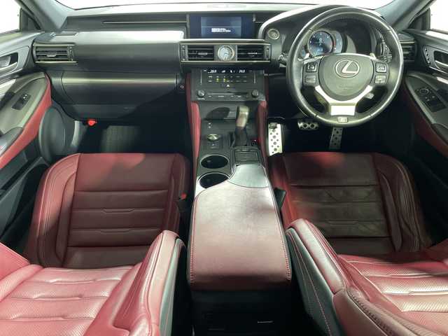 レクサス ＲＣ 350 Fスポーツ 神奈川県 2014(平26)年 6.7万km ブラック レクサスセーフティシステム/純正ナビ/・BT/フルセグTV/CD/DVD/SD/BD/USB/AUX/バックカメラ/赤革シート/パワーシート(D/N)/シートヒーター(D/N)/ベンチレーション(D/N)/メモリシート(D)/ECO/SPORT/SPORT+モード/SNOWモード/ドライブレコーダ/ビルトインETC/ブラインドスポットモニター/自動防眩ミラー/革巻きステアリング/ステアリングスイッチ/パドルシフト/Autoライト/コーナーセンサー/LEDヘッドライト/フォグランプ/スマートキー/プッシュスタートボタン/電動格納ミラー/ウィンカーミラー/純正フロアマット/純正19インチアルミホイール