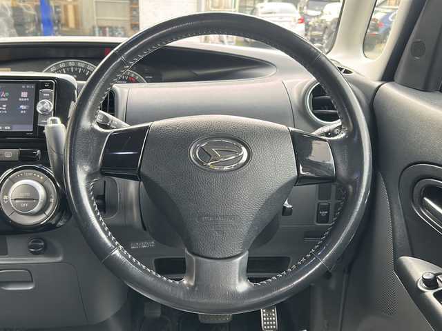 ダイハツ タント カスタム Vセレクション 道東・釧路十勝 2009(平21)年 11万km ブラックマイカ ４WD/社外SDナビ/CD/DVD/ワンセグTV/バックカメラ/キセノンヘッドライト/前後ドライブレコーダー/革巻きステアリング