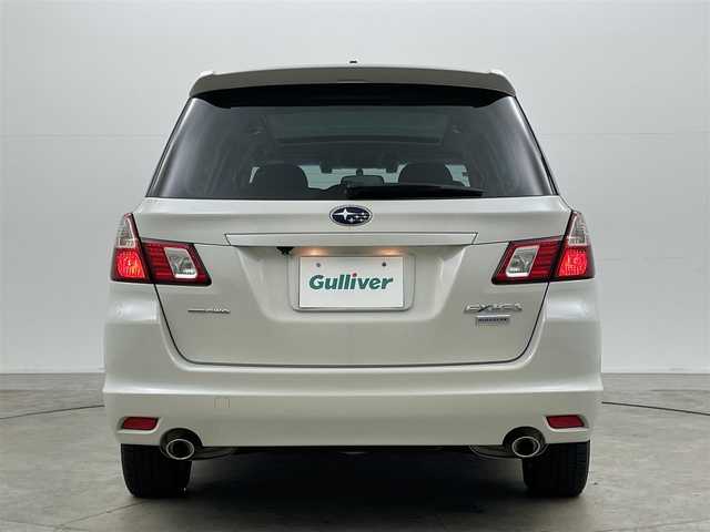 スバル エクシーガ エアブレイク 岡山県 2014(平26)年 6万km クリスタルホワイトP ガラスルーフ　/７Ｖ型ＳＤナビ(CN-R300WD)/【Bluetooth/フルセグ/CD/DVD　】　/バックカメラ　/4WD/レーダークルーズコントロール　/パドルシフト　　/ハーフレザーシート/衝突軽減ブレーキ/純正アルミホイール/HIDヘッドライト/フォグランプ/アイドリングストップ