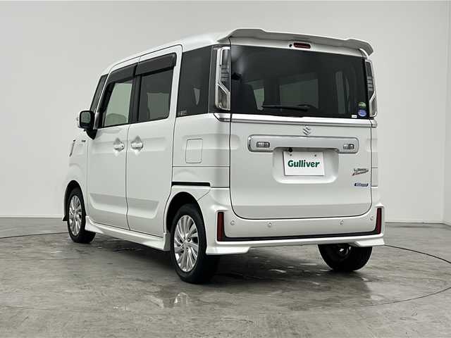 スズキ スペーシア カスタム HYBRID GS 三重県 2018(平30)年 5.2万km ピュアホワイトP 禁煙車/Pionner７インチSDナビ/・Ｂｌｕｅｔｏｏｔｈ・ＣＤ／ＤＶＤ・フルセグ/後付けデジタルインナーミラー（録画機能あり）/片側パワスラ/衝突軽減ブレーキ/レーンキープアシスト/バックカメラ/シートヒーター/ＥＴＣ/コーナーセンサー/AUTOライト/オートマチックハイビーム/LEDヘッドライト/ステアリングスイッチ