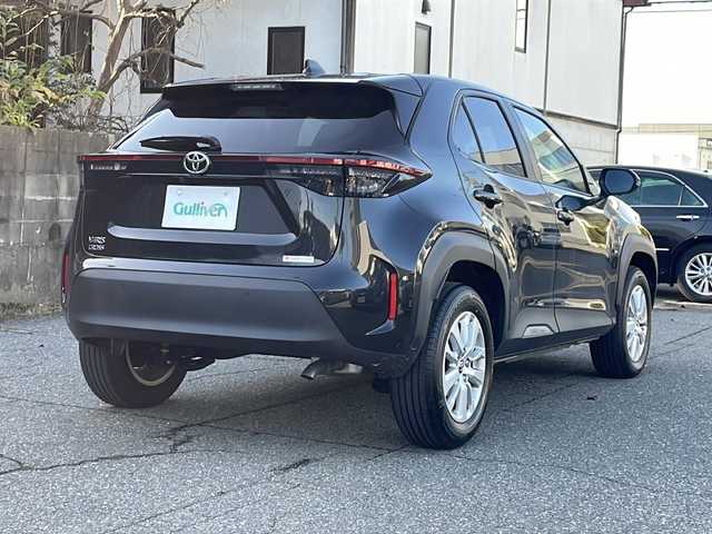 トヨタ ヤリスクロス G 福井県 2025(令7)年 0.2万km ブラックマイカ ワンオーナー/純正メモリナビゲーション/（Bluetooth）/フルセグテレビ/パノラミックビューモニター/アダプティブクルーズコントロール/プリクラッシュセーフティ/レーンキープアシスト/ブラインドスポットモニター/クリアランスソナー/LEDヘッドライト/オートライト/オートハイビーム/ETC(ビルトイン)/オートリトラミラー/純正16インチアルミホイール/タイプCポート/ステアリングリモコン/スマートキー/プッシュスタート/保証書/取扱説明書