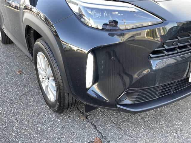 トヨタ ヤリスクロス G 福井県 2025(令7)年 0.2万km ブラックマイカ ワンオーナー/純正メモリナビゲーション/（Bluetooth）/フルセグテレビ/パノラミックビューモニター/アダプティブクルーズコントロール/プリクラッシュセーフティ/レーンキープアシスト/ブラインドスポットモニター/クリアランスソナー/LEDヘッドライト/オートライト/オートハイビーム/ETC(ビルトイン)/オートリトラミラー/純正16インチアルミホイール/タイプCポート/ステアリングリモコン/スマートキー/プッシュスタート/保証書/取扱説明書