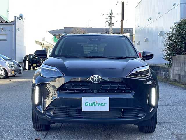 トヨタ ヤリスクロス G 福井県 2025(令7)年 0.2万km ブラックマイカ ワンオーナー/純正メモリナビゲーション/（Bluetooth）/フルセグテレビ/パノラミックビューモニター/アダプティブクルーズコントロール/プリクラッシュセーフティ/レーンキープアシスト/ブラインドスポットモニター/クリアランスソナー/LEDヘッドライト/オートライト/オートハイビーム/ETC(ビルトイン)/オートリトラミラー/純正16インチアルミホイール/タイプCポート/ステアリングリモコン/スマートキー/プッシュスタート/保証書/取扱説明書