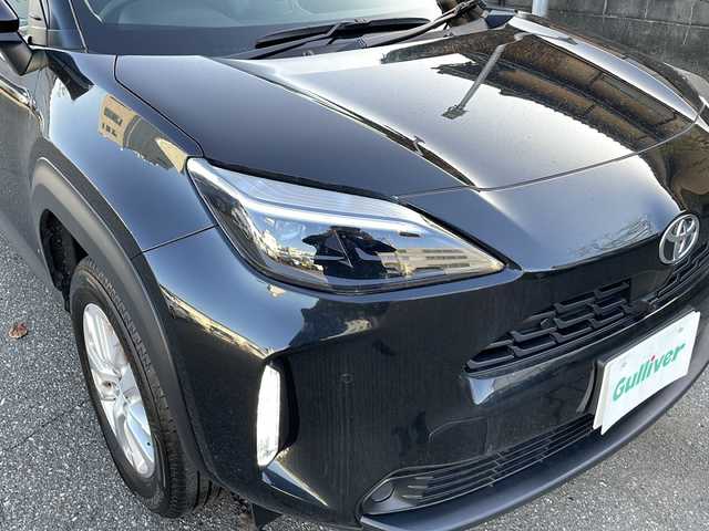 トヨタ ヤリスクロス G 福井県 2025(令7)年 0.2万km ブラックマイカ ワンオーナー/純正メモリナビゲーション/（Bluetooth）/フルセグテレビ/パノラミックビューモニター/アダプティブクルーズコントロール/プリクラッシュセーフティ/レーンキープアシスト/ブラインドスポットモニター/クリアランスソナー/LEDヘッドライト/オートライト/オートハイビーム/ETC(ビルトイン)/オートリトラミラー/純正16インチアルミホイール/タイプCポート/ステアリングリモコン/スマートキー/プッシュスタート/保証書/取扱説明書