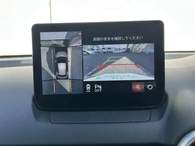 マツダ マツダ２ 15S ブラックトーンED 千葉県 2022(令4)年 1.4万km ポリメタルグレーM HUD/バックカメラ/フロントカメラ/全方位カメラ/ドライブレコーダー/オートライト/横滑り防止装置/レーンキープアシスト/純正ホイール/純正ナビ/クルーズコントロール/スマートキー/アイドリングストップ/MTモード付AT/エンジンスタートボタン