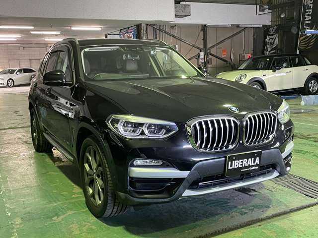 ＢＭＷ Ｘ３ xDrive20d Xライン 和歌山県 2018(平30)年 3.3万km サファイアブラックP ハイラインパッケージ/茶革シート/シートヒーター/純正ナビ/フルセグTV/360度カメラ/オートホールド/ヒルディセントコントロール/コンフォートアクセス/ドライブセレクト/横滑り防止/純正19インチアルミ