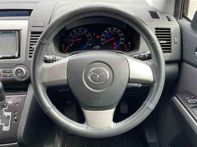 マツダ ＭＰＶ 23C Sporty Uスタイル 群馬県 2007(平19)年 7.2万km クリスタルホワイトパールマイカ 社外ナビゲーション/ＣＤ・ＭＤ/Ｂカメラ/ＥＴＣ/前後ドライブレコーダー/両側パワスラ/２列目オットマン/ウォークスルー/オートエアコン/純正フロアマット/純正アルミ/スペアキー
