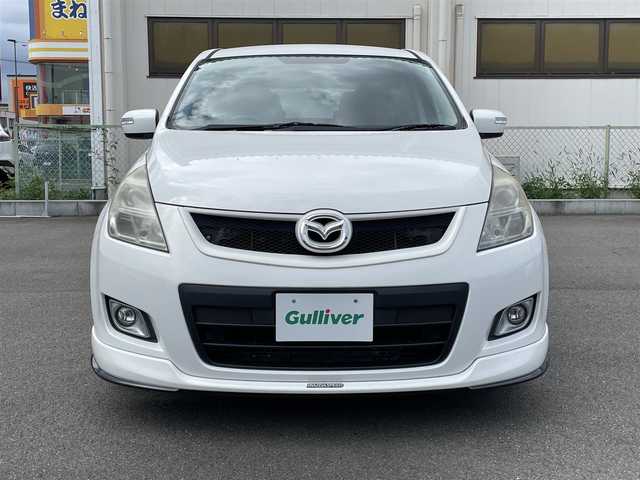 マツダ ＭＰＶ 23C Sporty Uスタイル 群馬県 2007(平19)年 7.2万km クリスタルホワイトパールマイカ 社外ナビゲーション/ＣＤ・ＭＤ/Ｂカメラ/ＥＴＣ/前後ドライブレコーダー/両側パワスラ/２列目オットマン/ウォークスルー/オートエアコン/純正フロアマット/純正アルミ/スペアキー