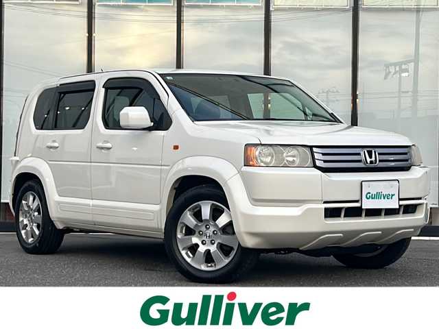 ホンダ クロスロード 20X 山形県 2008(平20)年 8.2万km プレミアムホワイトパール ４WD/純正HDDナビ/（AM/FM/TV/CD/DVD）/ETC/バックカメラ/社外フロアマット/純正AW/フロントワイパーデアイサー/ステアリングスイッチ/リモコンエンジンスターター/電動格納ミラー/ドアバイザー/社外AWスタッドレスタイヤ車載