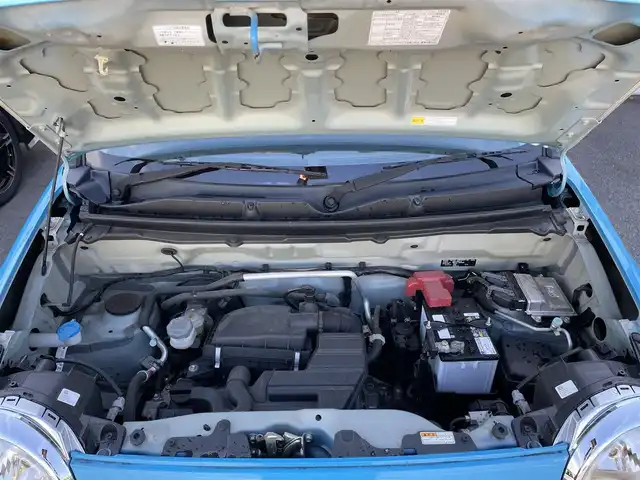 スズキ ハスラー G 群馬県 2016(平28)年 4.5万km サマーブルーM 純正７インチＳＤナビ　/バックカメラ　/ＴＶ　/前方ドラレコ　/前席シートヒーター　/衝突被害軽減システム　/ツートンカラー　/スマートキー　/ビルトインＥＴＣ　/アイドリングストップ　/本革ステアリング　/電動格納ミラー