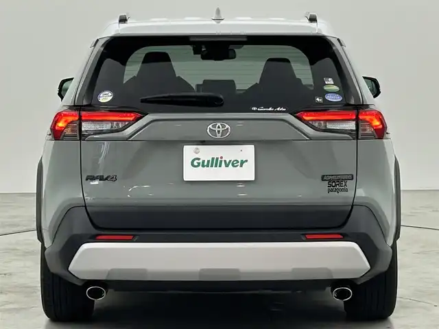 トヨタ ＲＡＶ４ アドベンチャー 福岡県 2019(令1)年 7.4万km アッシュグレーメタリック/アーバンカーキ 純正８型ナビ　/Ｂカメラ　/前方ドラレコ　/ビルトインＥＴＣ　/ＡＣＣ　/コーナーセンサー　/衝突軽減ブレーキ　/ＬＴＡ　/ＢＳＭ　/ＰＫＳＢ　/ヒルディセントコントロール　/シートベンチレーション／ヒーター　/ハーフレザー