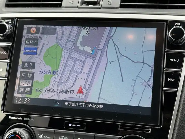 スバル レヴォーグ 1．6GT アイサイト 新潟県 2017(平29)年 4.9万km クリスタルホワイトP 純正ナビ(CN-LR830D)/【ipod/SD/FM/AM/TV/USB/BT/MSV/DISC】/バックカメラ/全天球ドライブレコーダー(Q-01)/ETC/デジタルインナーミラー/アイサイト/・衝突軽減ブレーキ/・車線逸脱抑制機能/・全車速追従機能付きクルーズコントロール/パドルシフト/シートヒーター(D/N席)/パワーシート(D席)/コーナーセンサー/純正17インチAW/LEDライト/パドルシフト/４WD