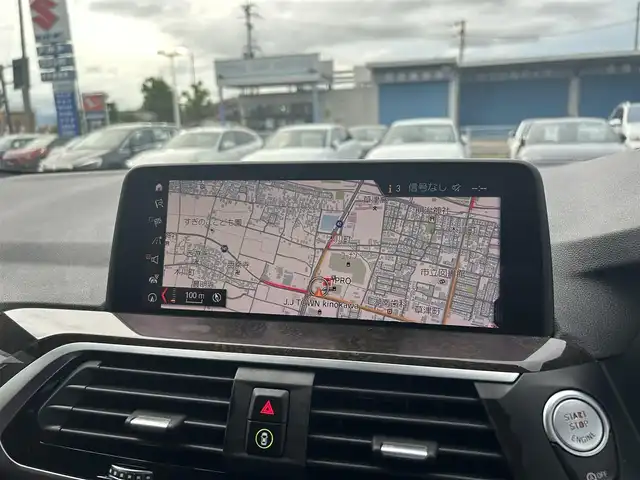 ＢＭＷ Ｘ３ xDrive20d Mスポーツ 滋賀県 2019(令1)年 4.3万km サファイアブラックP ハイラインパッケージ/・ダコタレザー/・前席パワーシート/・全席シートヒーター/インテリジェントセーフティ/・衝突被害軽減システム/・レーンキープアシスト/・ブラインドスポットモニター/純正ナビ/（CD/DVD/BT/USB/フルセグ）/360°カメラ/ルームミラー内蔵ETC/前後ドライブレコーダー/電動リアゲート/アクティブクルーズコントロール/ワイヤレスチャージ/アダプティプLEDヘッドライト/コーナーセンサー/アンビエントライト/純正18インチAW/純正AW付きサマータイヤ積込/純正フロアマット/取扱説明書/保証書/スペアキー