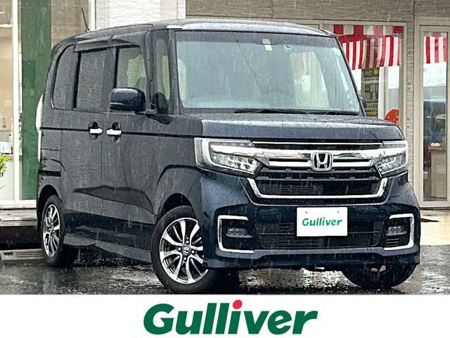 ホンダ Ｎ ＢＯＸ カスタム L 千葉県 2022(令4)年 3.1万km ミッドナイトブルービームM ナビＶＸＭ－２２４ＶＦｉ　バックカメラ　パワースライドドア　シートヒーター　ドラレコ　レーダークルーズ　ＬＥＤライト　オートライト　リアセンサー　ホンダセンシング　１４ＡＷ ミッドナイトブルービーム