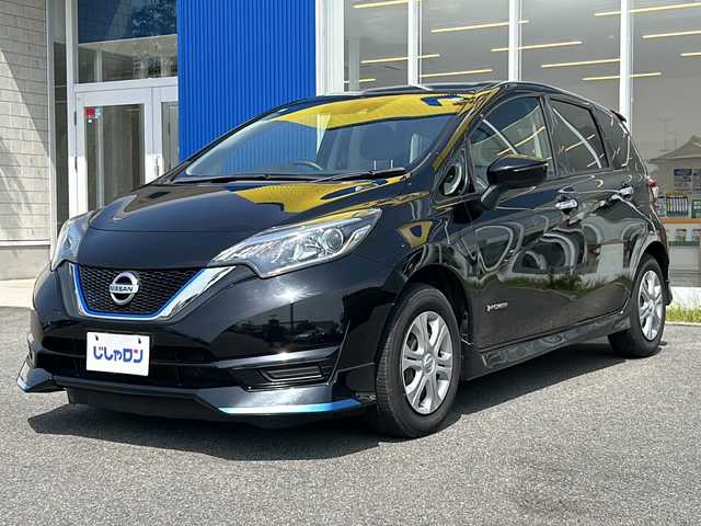 日産 ノート e－パワー X 福島県 2017(平29)年 8.2万km スーパーブラック （株）IDOMが運営する【じしゃロンいわき店】の/自社ローン専用車両になります。/こちらは現金またはオートローンご利用時の価格です。/自社ローンご希望の方は別途その旨お申し付けください//メモリナビ/フルセグテレビ/DVD BT CD/バックカメラ/アイドリングストップ/プッシュスタート/ETC/HID