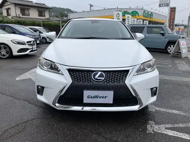 レクサス ＣＴ 200h バージョンC 広島県 2014(平26)年 10.8万km ホワイトパールクリスタルシャイン 純正ナビ・フルセグTV/パドルシフト/パワーシート/シートヒーター/オートライト/クルーズコントロール/バックカメラ/スマートキー