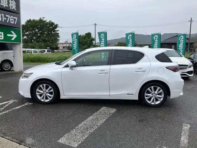 レクサス ＣＴ 200h バージョンC 広島県 2014(平26)年 10.8万km ホワイトパールクリスタルシャイン 純正ナビ・フルセグTV/パドルシフト/パワーシート/シートヒーター/オートライト/クルーズコントロール/バックカメラ/スマートキー