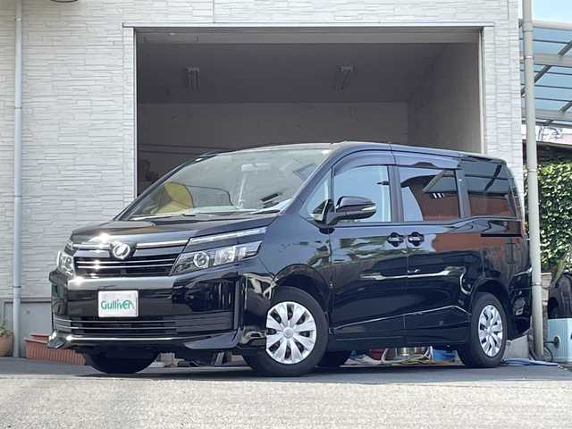 トヨタ ヴォクシー X 大分県 2015(平27)年 5.4万km ブラック 両側スライドドア/純正ナビ/地デジ/Bluetooth/純正ビルトインETC/純正フロアマット/オートライト/バックカメラ