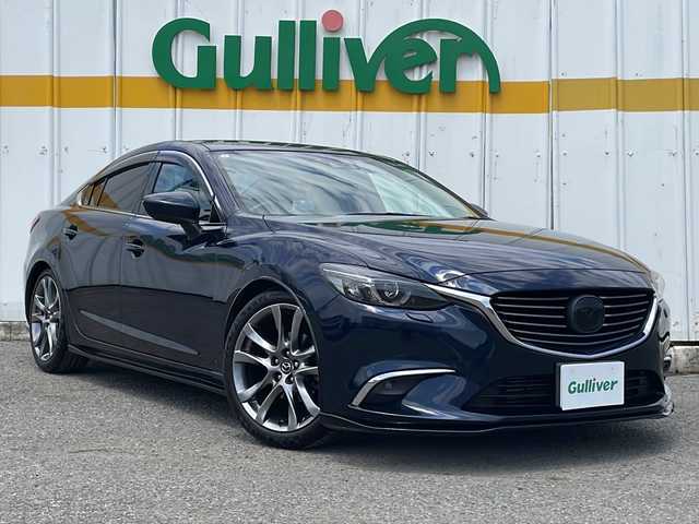 マツダ アテンザ セダン XD Lパッケージ 新潟県 2015(平27)年 8.7万km ディープクリスタルブルーマイカ 外部検査済み/レザーシート/前席パワーシート/前席シートヒーター/純正SDナビ/(DVD/フルセグTV/Bluetooth/USB)/バックカメラ/BOSEサウンド/アドバンスドスマートシティブレーキサポート/後退時スマートシティブレーキサポート/AT誤発進抑制制御機能/スマートシティブレーキサポート/レーダークルーズコントロール/ブラインドスポットモニタリング/車線逸脱警報システム/レーンキープアシスト/ドライバーアテンションアラート/ヘッドアップディスプレイ/純正19インチアルミホイール/スマートキー/LEDヘッドライト/ストラットタワーバー/ETC/前方ドライブレコーダー/取扱説明書